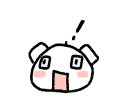 stuffed polar bear sticker #4177463