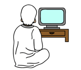 Hermit's stamp in daily life sticker #4177905