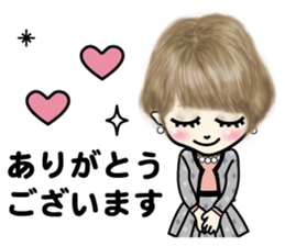 A sticker for women who like fashion 2 sticker #4178800