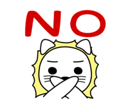 Daily life of The White Lion. sticker #4179557