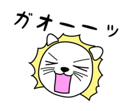 Daily life of The White Lion. sticker #4179567