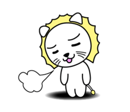 Daily life of The White Lion. sticker #4179575