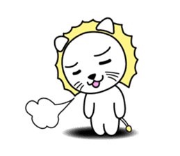Daily life of The White Lion. sticker #4179575