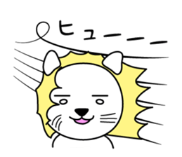 Daily life of The White Lion. sticker #4179576