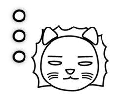 Daily life of The White Lion. sticker #4179589