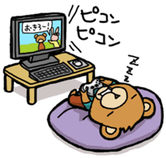 If a bear is a gamer sticker #4180244