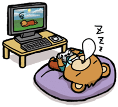 If a bear is a gamer sticker #4180250