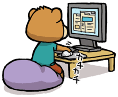 If a bear is a gamer sticker #4180263