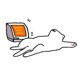 Cutie Cat Nyangoro sticker #4180451