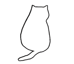 Cutie Cat Nyangoro sticker #4180458