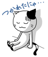 Daily of white cat 2 sticker #4180713