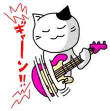 Daily of white cat 2 sticker #4180718