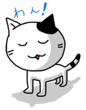 Daily of white cat 2 sticker #4180751