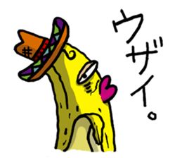 Banana for the feeling blue. sticker #4181725