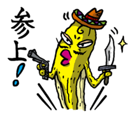 Banana for the feeling blue. sticker #4181734