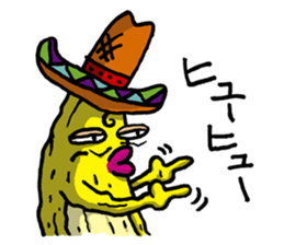 Banana for the feeling blue. sticker #4181749