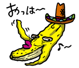 Banana for the feeling blue. sticker #4181751