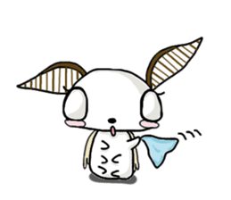 Sticker of a silkworm sticker #4181791