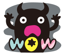 KAWAII monster & Halloween sticker #4181957
