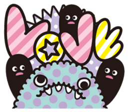 KAWAII monster & Halloween sticker #4181960