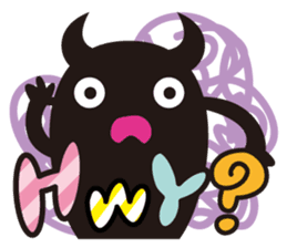 KAWAII monster & Halloween sticker #4181964