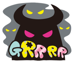 KAWAII monster & Halloween sticker #4181988