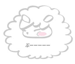 Warm fuzzy Sheep sticker #4182476