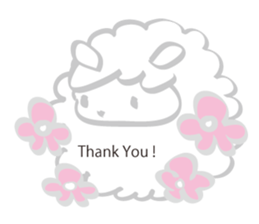 Warm fuzzy Sheep sticker #4182489