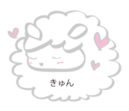 Warm fuzzy Sheep sticker #4182493