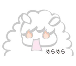 Warm fuzzy Sheep sticker #4182498