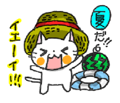 WHITE CAT! LET'S PLAY! sticker #4183183
