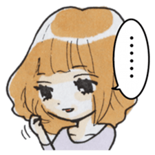 Troublesome girl friend sticker #4183258