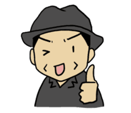 Sticker of voice actor Jouji Nakata No.4 sticker #4184273