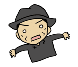 Sticker of voice actor Jouji Nakata No.4 sticker #4184280