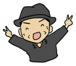 Sticker of voice actor Jouji Nakata No.4 sticker #4184282