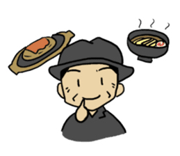 Sticker of voice actor Jouji Nakata No.4 sticker #4184283