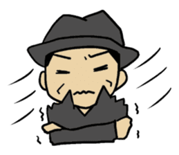 Sticker of voice actor Jouji Nakata No.4 sticker #4184285