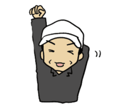 Sticker of voice actor Jouji Nakata No.4 sticker #4184302