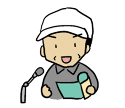 Sticker of voice actor Jouji Nakata No.4 sticker #4184303