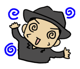 Sticker of voice actor Jouji Nakata No.4 sticker #4184306