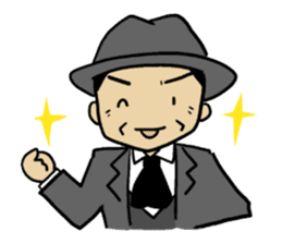 Sticker of voice actor Jouji Nakata No.4 sticker #4184308