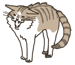 A Cat! A Cat! A Cat! sticker #4184578