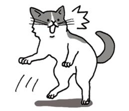 A Cat! A Cat! A Cat! sticker #4184579