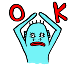 blue guy sticker #4185152