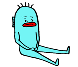 blue guy sticker #4185162