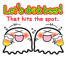 This is a pretty ghost called YOCCHI 8 sticker #4185634