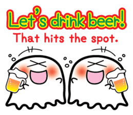 This is a pretty ghost called YOCCHI 8 sticker #4185634