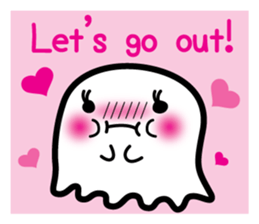 This is a pretty ghost called YOCCHI 8 sticker #4185636