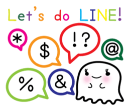 This is a pretty ghost called YOCCHI 8 sticker #4185642