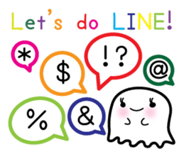 This is a pretty ghost called YOCCHI 8 sticker #4185642